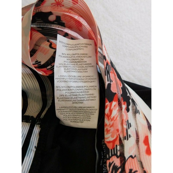 Kenneth Cole L One-Piece Swimsuit Racer Back Size Large - Picture 10 of 10